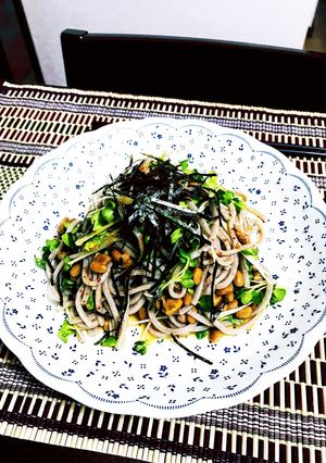 和風冷製蕎麦のパスタ風-レシピのメイン写真