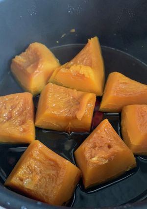 【すき焼きのタレだけ】簡単カボチャの煮物-レシピのメイン写真