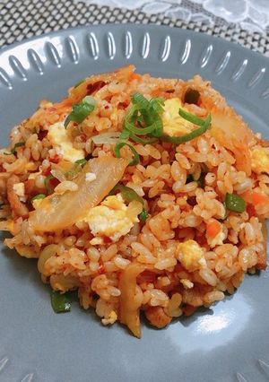 冷やご飯でキムチチャーハン-レシピのメイン写真