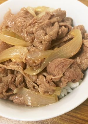 だし不要！お鍋1つで簡単牛丼-レシピのメイン写真
