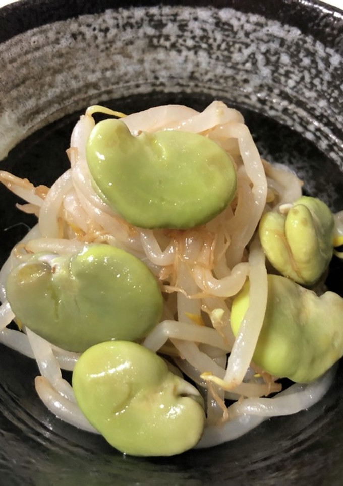 簡単！そら豆ともやしのナムル☆-レシピのメイン写真