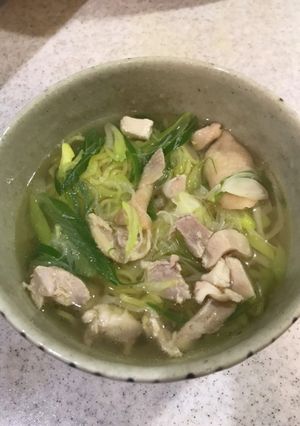 簡単とりそば-レシピのメイン写真