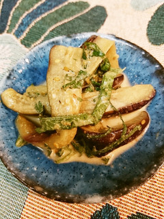 ナス焼きゴマドレ和え-レシピのメイン写真