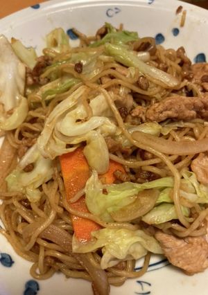 水なしでソース焼きそば-レシピのメイン写真