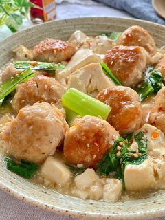 鶏だんごと豆腐のうま煮あんかけ★-レシピのメイン写真