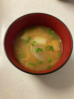 キムチで味噌汁-レシピのメイン写真