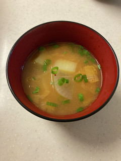 キムチで味噌汁-レシピのメイン写真