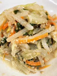 青梗菜ともやしの胡麻醤油和え-レシピのメイン写真