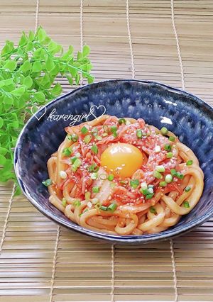 濃厚♡キムチユッケうどん♡-レシピのメイン写真