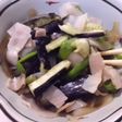 茄子とピーマン、ベーコンのレンジ蒸し