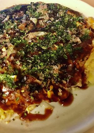 お好み焼き風玉子焼き-レシピのメイン写真