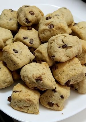 HMで★ひとくちチョコバナナスコーン-レシピのメイン写真