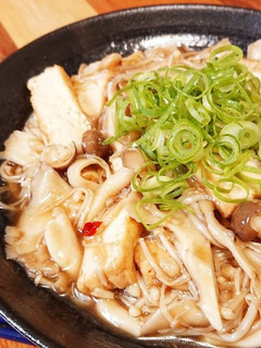 簡単!ヘルシー?☆厚揚豆腐のキノコ餡掛け-レシピのメイン写真
