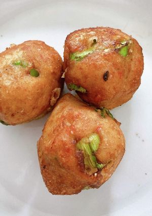 エビ風味の揚げしんじょ ver.アスパラ-レシピのメイン写真
