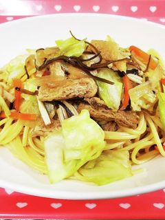 塩昆布とキャベツの和風パスタ-レシピのメイン写真