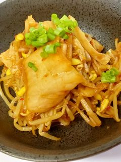 ご飯が進むキムチともやし炒め-レシピのメイン写真