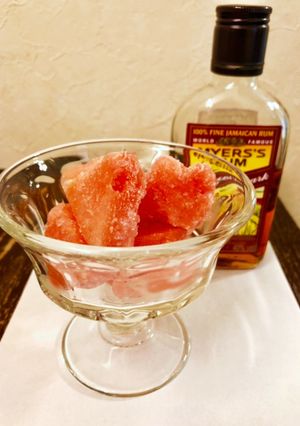 冷凍スイカのラム酒和え-レシピのメイン写真