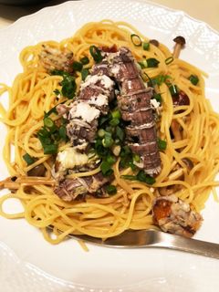 シャコの和風パスタ-レシピのメイン写真