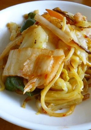 キムチ焼きそば-レシピのメイン写真