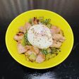 豚バラとゴーヤのスタミナ丼!