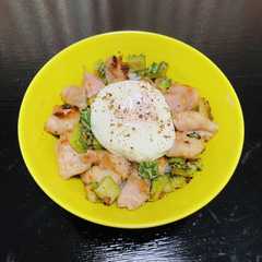 รูปของ 豚バラとゴーヤのスタミナ丼！