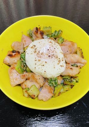 豚バラとゴーヤのスタミナ丼！-レシピのメイン写真