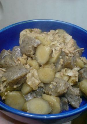 ごぼう★こんにゃく★肉味噌いため-レシピのメイン写真