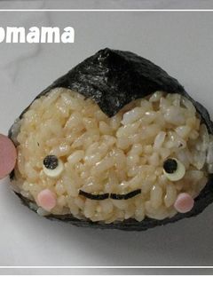 キャラ弁♬♫おさるちゃんおにぎり-レシピのメイン写真