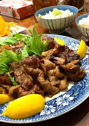 オレンジとレモンで頂くカルビ焼肉-レシピのメイン写真