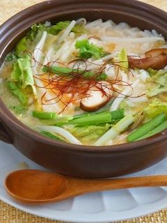 本技キムチでレタスとにらの豚キムチクッパ-レシピのメイン写真