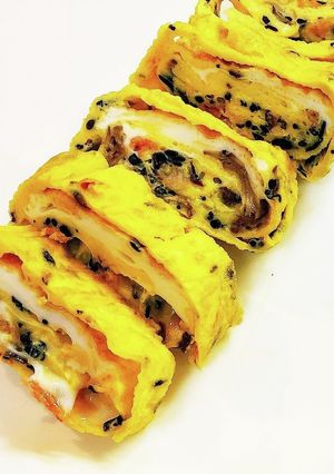 乾燥菊芋入り玉子焼き♪具沢山♪-レシピのメイン写真