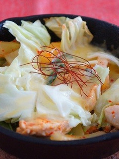 本技キムチで鶏胸肉のチーズタッカルビ-レシピのメイン写真