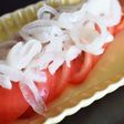 新玉ねぎ甘酢漬けDEトマトサラダ・マリネ