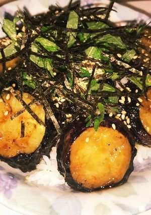 ナスの甘辛照り焼き丼٩( ᐛ )و-レシピのメイン写真