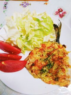 鯵のマヨマスタード焼き(オーブン)-レシピのメイン写真
