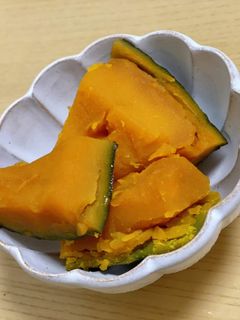 簡単時短!電子レンジでかぼちゃの煮物-レシピのメイン写真