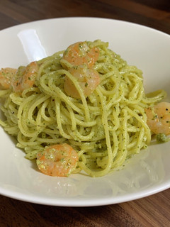 バジルとエビのクリームパスタ-レシピのメイン写真
