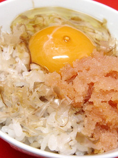 卵かけご飯♡明太子+かつお節-レシピのメイン写真