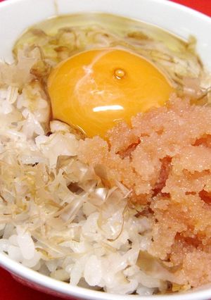 卵かけご飯♡明太子＋かつお節-レシピのメイン写真