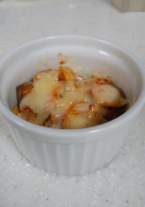 サバ缶と本技キムチのチーズ焼き-レシピのメイン写真