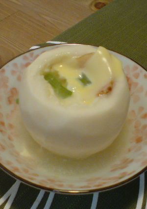 カブのお皿で食べましょう-レシピのメイン写真