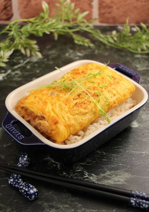 簡単！たたみオムレツ☆親子丼-レシピのメイン写真