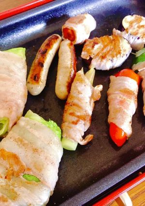 【簡単】夏野菜の肉巻き-レシピのメイン写真