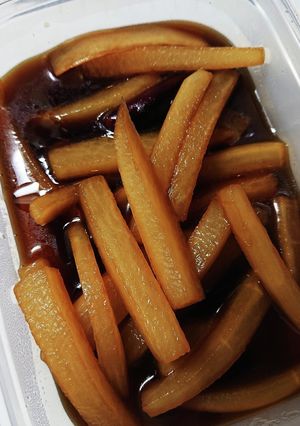 大根のポン酢と黒酢のさっぱり漬け-レシピのメイン写真