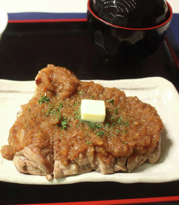 松屋の！トンテキ　シャリアピンソース♪-レシピのメイン写真