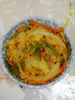 すり胡麻生姜香るキムチ野菜炒め★-レシピのメイン写真