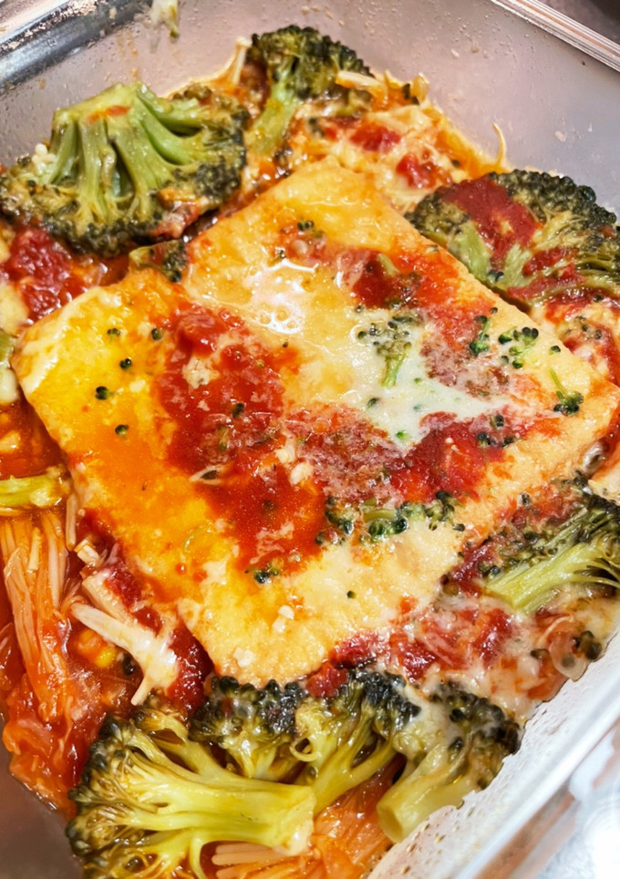 絹厚揚げレンチン〜ピザ風編-レシピのメイン写真