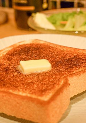 シンプル！だし醤油バタートースト！-レシピのメイン写真
