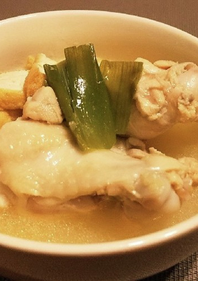 ◆手羽元と厚揚げのサムゲタン風スープ◆-レシピのメイン写真