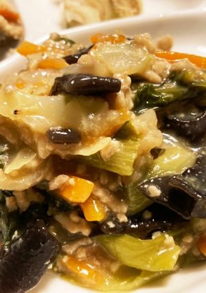 重ね煮☆チンゲンサイの中華炒め☆離乳食可-レシピのメイン写真